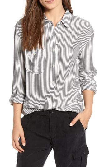 Women's Rails Aly Button Front Blouse - Grey