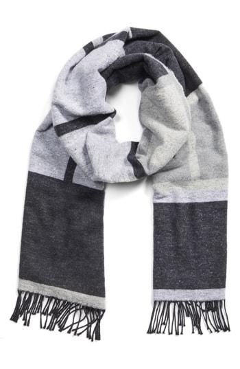 Women's Eileen Fisher Checked Scarf