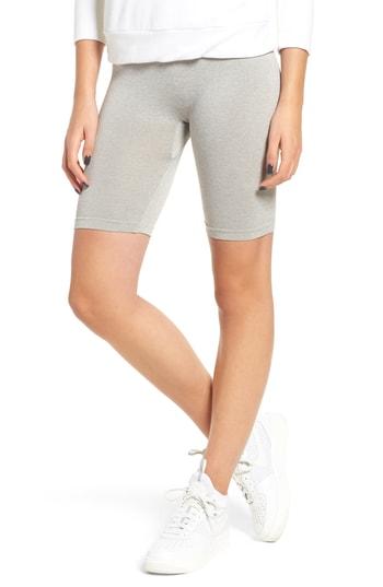 Women's David Lerner Seamless Bike Shorts - Grey