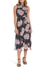 Women's Taylor Dresses Tossed Rosewood Midi Dress