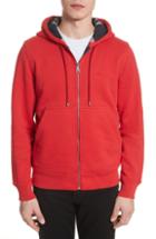 Men's Burberry Fordson Fleece Hoodie, Size - Red