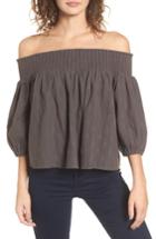 Women's Rip Curl South Shore Off The Shoulder Top - Grey