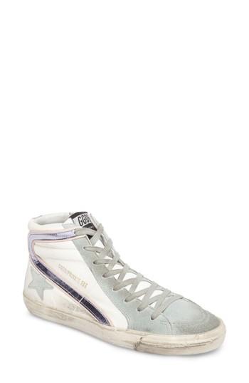 Women's Golden Goose Slide High Top Sneaker Us / 35eu - White