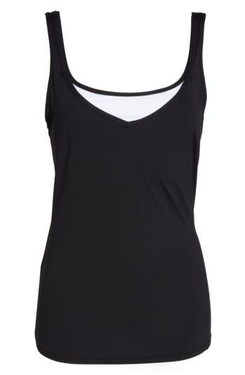 Women's Boomboom Athletica Grace Tank & Sports Bra - Black