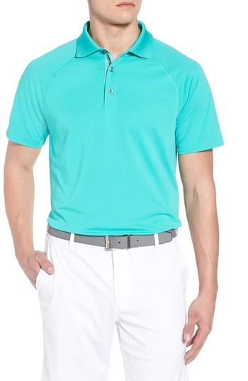 Men's Bobby Jones Raglan Performance Pique Polo - Green