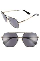 Women's Mdg Madonna For Dolce & Gabbana 59mm Polarized Sunglasses - Black/ Polarized