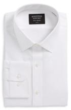 Men's Nordstrom Men's Shop Tech-smart Traditional Fit Stretch Solid Dress Shirt - 34/35 - White