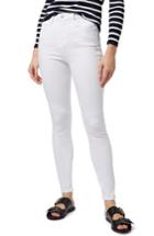 Women's Topshop Moto Jamie Jeans W X 30l (fits Like 25-26w) - White