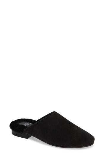 Women's Eileen Fisher Gwen Iii Genuine Shearling Mule M - Black