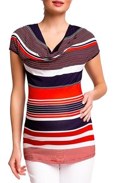Women's Pietro Brunelli 'ginestra' Maternity/nursing Tunic - Red