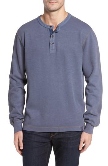 Men's Thaddeus Hans Long Sleeve Henley T-shirt, Size - Black