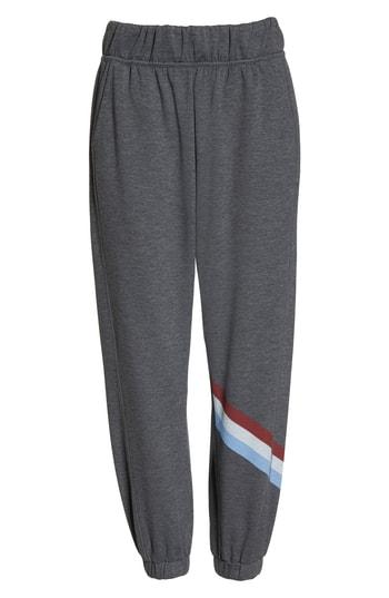 Women's Lndr Cool Down Swirl Stripe Sweatpants - Grey
