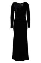 Women's Vince Camuto Velvet Gown (similar To 14w) - Black
