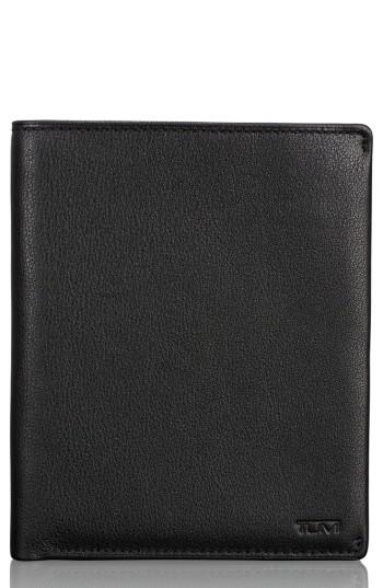 Men's Tumi Leather Passport Case - Black
