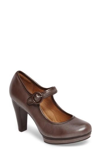 Women's Sofft Monique Mary Jane Platform Pump .5 M - Grey
