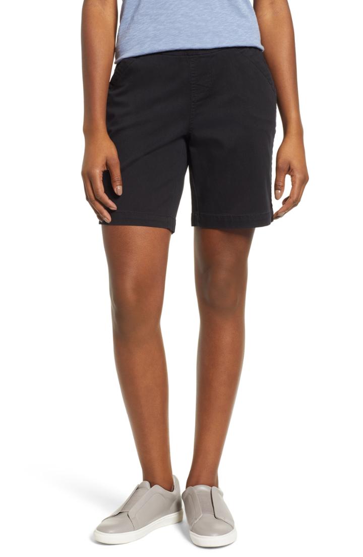 Women's Jag Jeans Gracie Stretch Cotton Shorts - Black