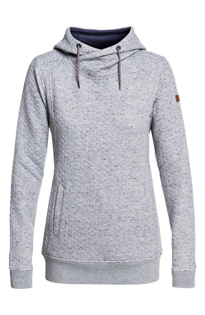 Women's Roxy Dipsy Fleece Hoodie - Grey