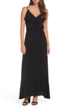 Women's Fraiche By J Blouson Maxi Dress - Black