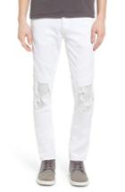 Men's J Brand Bearden Moto Skinny Fit Jeans - White