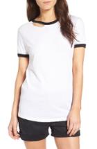 Women's N:philanthropy Buddy Distressed Cotton Tee - White