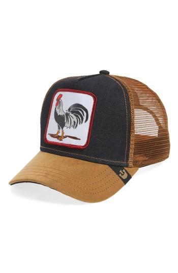 Men's Goorin Brothers Long Crower Trucker Hat - Brown