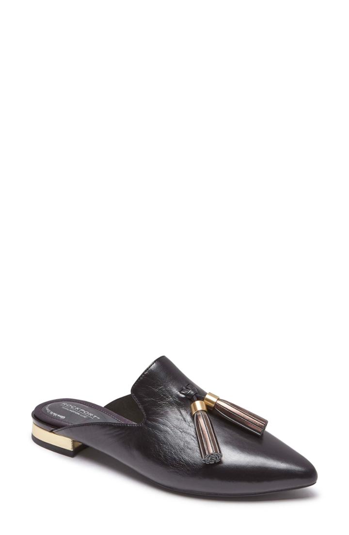 Women's Rockport Total Motion Zuly Tassel Mule W - Black