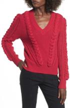 Women's Leith Power Cable Sweater - Red