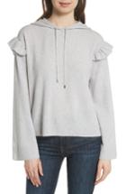 Women's Joie Pammeli Wool & Cashmere Hoodie Sweater, Size - Grey