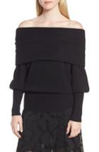 Women's Lewit Convertible Neck Cashmere Sweater - Black