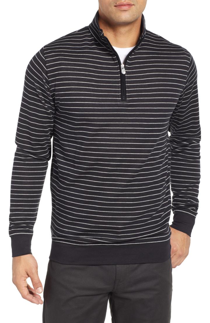 Men's Peter Millar Classic Fit Pullover - Black
