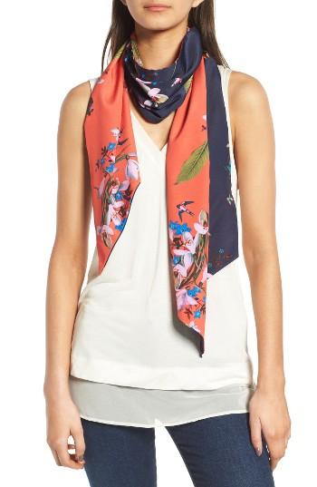 Women's Ted Baker London Tropical Oasis Skinny Scarf