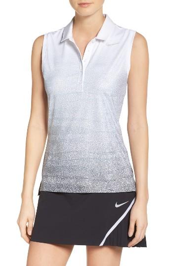 Women's Nike Precision Sleeveless Golf Polo