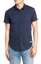 Men's Scotch & Soda Regular Fit Print Woven Shirt - Blue