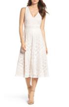 Women's Vince Camuto Lace Mitered Midi Dress