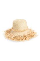 Women's Lola Hats Hula Skirt Straw Hat - Brown