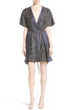 Women's Diane Von Furstenberg Print Silk Tie Front Dress