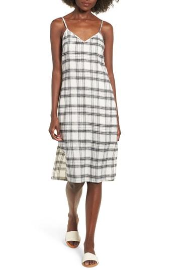 Women's Lira Clothing Plaid Dress - Ivory