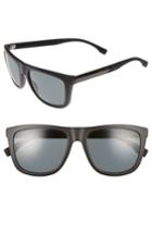 Men's Boss 56mm Polarized Sunglasses - Black Carbon