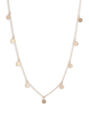 Women's Zoe Chicco Itty Bitty Disc Necklace