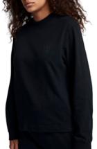 Women's Nike Nikelab Essentials Women's Long Sleeve Mock Neck Tee, Size - Black