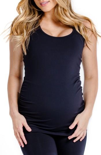Women's Amari Spell Upf 50+ Maternity Tank Top - Black