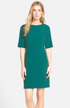 Women's Tahari Seamed A-line Dress - Green