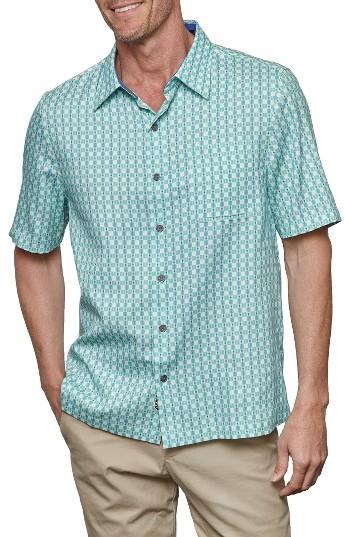 Men's Nat Nast Florida Silk Blend Camp Shirt - Green