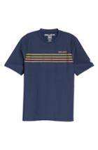 Men's Billabong Lo Tide Spinner Rashguard T-shirt - Blue
