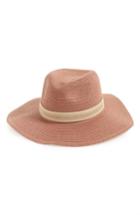Women's Madewell Mesa Packable Straw Hat - Pink