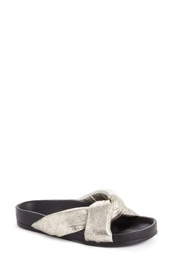 Women's Chloe Nolan Crisscross Slide Sandal Us / 35eu - Grey