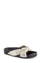 Women's Chloe Nolan Crisscross Slide Sandal Us / 35eu - Grey