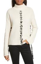 Women's Tabula Rasa Mughal Lace-up Sweater - Ivory