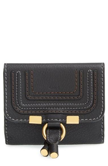 Women's Chloe 'marcie' French Wallet - Black