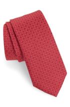 Men's Salvatore Ferragamo Elva Print Silk Tie, Size - Red